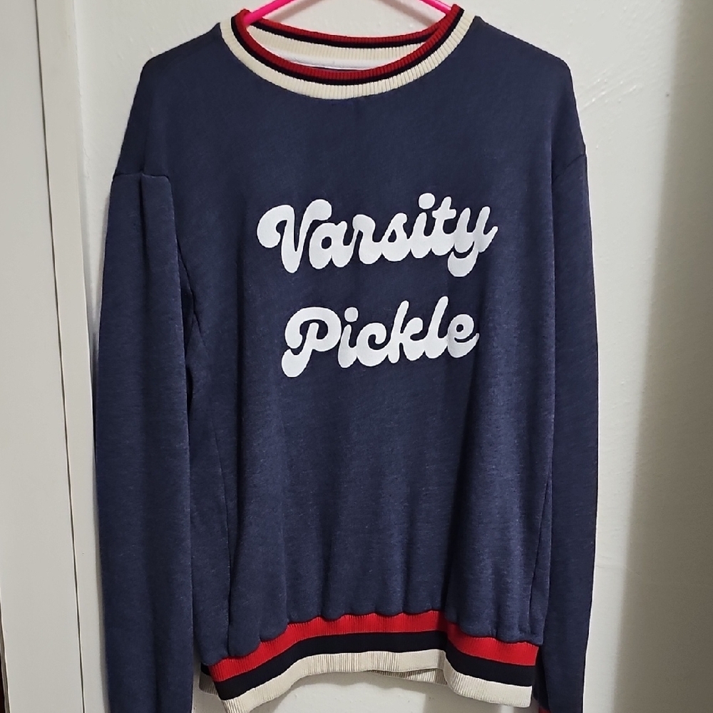 Pickle Ball Sweater/ Sweatshirt. Great Condition. Like New